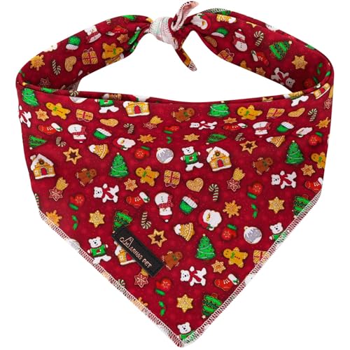 ARING PET Weihnachten Hund Bandana-Niedliche rote Hundebandanas, Baumwolle Festival Hund Bandana Baumwolle Hunde Dreieck Lätzchen für Kleine bis Große Junge Mädchen Hunde und Katzen ARING PET Weihnachten Hund Bandana-Niedliche rote Hundebandanas, Baumwolle Festival Hund Bandana Baumwolle Hunde Dreieck Lätzchen für Kleine bis Große Junge Mädchen Hunde und Katzen von ARING PET