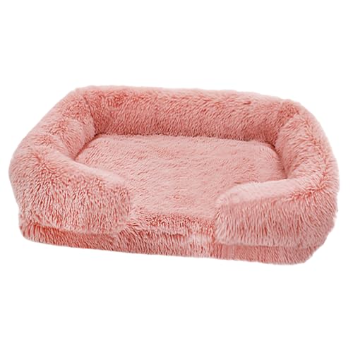 ARIOU Comfy Fuzzy Sofa Haustierbett, Plüsch, abnehmbar, waschbar, flauschiges Hundebett, Plüsch, flauschig, Hunde- und Katzenbettmatte, für Tierliebhaber von ARIOU