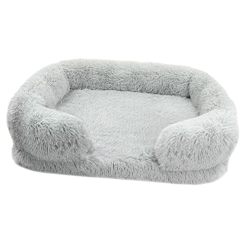 ARIOU Comfy Fuzzy Sofa Haustierbett, Plüsch, abnehmbar, waschbar, flauschiges Hundebett, Plüsch, flauschig, Hunde- und Katzenbettmatte, für Tierliebhaber von ARIOU