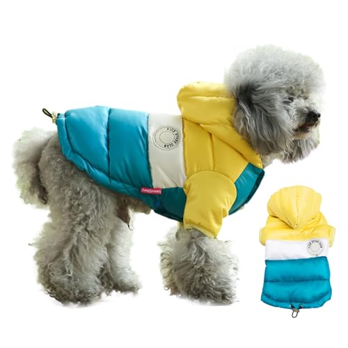 ARIOU Hunde-Wintermantel, Wintermantel für Hunde, Winterjacke, Haustier-Wintermantel für große, mittelgroße und kleine Hunde, winddicht, warme Hundejacke mit Hut für Spaziergänge, Outdoor, kaltes von ARIOU