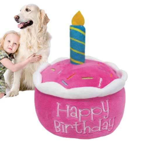 ARIOU Hundekuchenspielzeug – Kreative Geschenke für Hunde – Welpe Kuchen Welpe Cupcake Plüsch, Plüschkuchen Hundespielzeug | Hunde-Kauspielzeug für kleine, mittelgroße und große Hunde von ARIOU