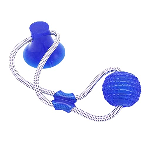 ARIOU Pet Molar Bite Toy, Self-Playing Rubber Ball Rope, Suction Dog Toy, Dog Chew Toys, Puppy Interactive Tug Toy For Tooth Cleaning Good Elasticity Dogs Training Supplies von ARIOU