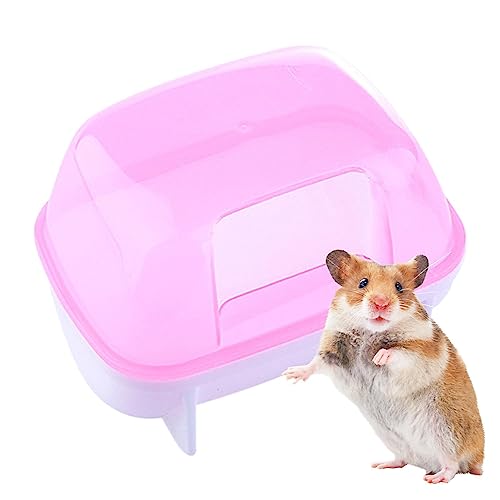 ARIOU Sandbad Container, Chinchilla Staubbad Haus, Hamster Sand Badebox, Rennmaus Sandwanne, Abnehmbare Stabile Hamster Badewanne Toilette für Zwerghamster/Maus/Chinchilla von ARIOU