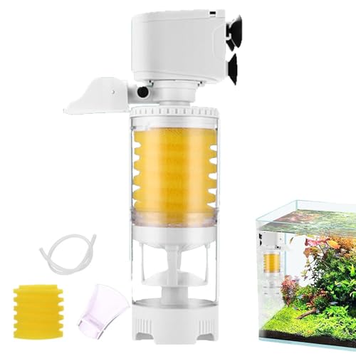 Aquariumfilter – Leiser Innenfilter für Aquarien | Einstellbarer interner Fischfilter | Effiziente Tankfilter Aquariumfilter | Leiser Design-Aquarienfilter | Filter für Luftpumpe, Wasserreinigung von ARIOU