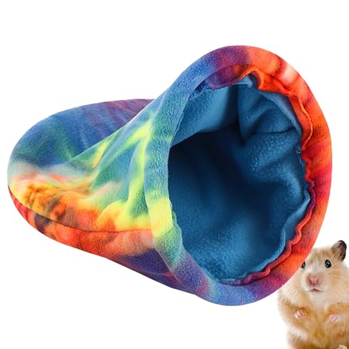 Hamsterschlafsack, Kleintierschlafsack, kleines Haustierhaus, Bett, Nest, Allzweck, waschbar, lebendig, weich, für kleine Tiere, Verstecktasche für Zuckergleiter, Hamster von ARIOU