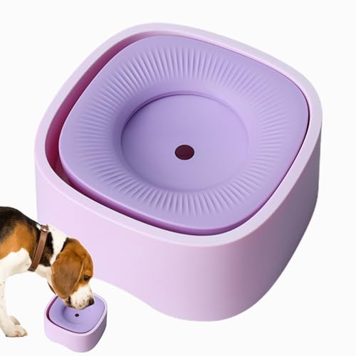 Hund Wassernapf, Zero Splash Hund Wasser Feeder Basic Hund Trinkschalen Haustier Wassernapf Float Slow Feeder Haustier Hundenäpfe für Welpe Hase Katzen Welpe für Indoor Outdoor von ARIOU