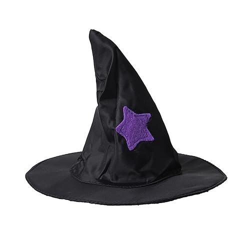 Katzen-Hexenkostüm, lila Hexe Haustierkostüm, Zauberer Hundekostüme, kreatives süßes Halloween-Katzenkostüm, witziges Hut-Design, Halloween-Kostüm, Cosplay, Haustierkleidung für kleine Hunde, Katzen von ARIOU