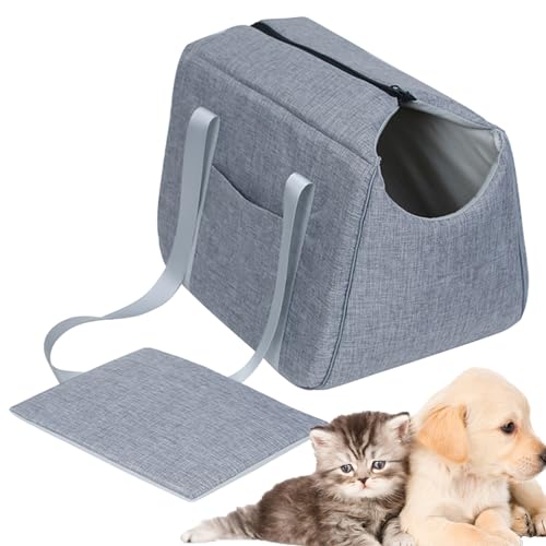 Katzen-Reisetasche, tragbare Haustier-Tragetasche, Haustier-Tragetasche, tragbare Umhängetasche für kleine Katzen, mittelgroße Katzen, kleine Hunde, mittelgroße Hunde zum Spazierengehen, Reisen von ARIOU