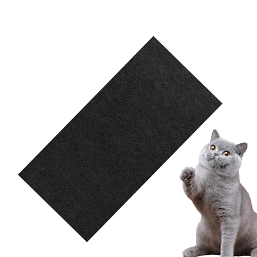 Katzenkratzpads - Polyester Katzenkratzcouchschutz | Selbstklebender Katzenkratzteppich | Katzenkratzmatte, Trimmbarer Katzenbaum Teppich Boden Kratzpad für Katzenregale, Bäume und Wände von ARIOU