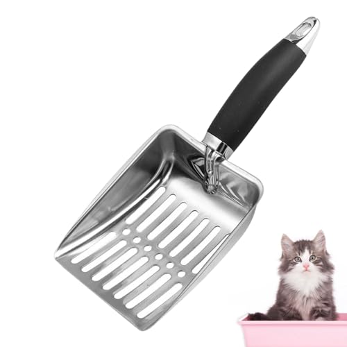 Pet Cat Shovel, Cat Deep Shovel Shovel Shovel in Stainless Steel, Efficient Remove Cat Waster Pet Breeding Scoop for Bedroom, Courtyard, Living Room, Cat House Pet Cat Shovel, Cat Deep Shovel Shovel Shovel in Stainless Steel, Efficient Remove Cat Waster Pet Breeding Scoop for Bedroom, Courtyard, Living Room, Cat House von ARIOU