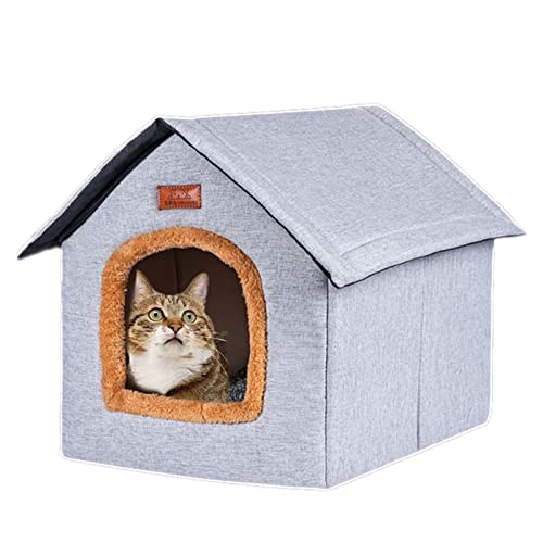 Pet Supplies - Wetterfeste Katzenbetten Unterschlupf, warm & bequem - Outdoor & Indoor Nutzung, Haustierhaus für Katzen, Hunde & Kleintiere, für alle Jahreszeiten Shijie-us von ARIOU