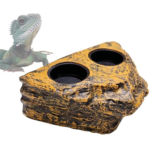 Reptilien-Futterleiste – Gecko-Futterleiste | magnetische Futterleiste für Reptilien | Magnetischer Futterspender für Reptilien | kreativer benutzerfreundlicher Futternapf | Mehrzweck-Futternapf für von ARIOU