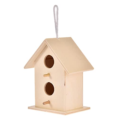 Vogelhäuser Außen Vogelhaus Outdoor Hängende Vogelhütte Dekorationen Vogelnest für Vogelliebhaber Vogelhaus für Draußen Innen Garten Hinterhof von ARIOU