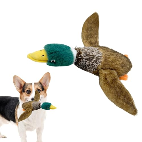 Zwitschernder Vogel Katzenspielzeug – Simulierter Zwitschernder Vogel | Interaktives Katzenspielzeug Mit Zwitschernden Vögeln | Plüsch-Enten-Hundespielzeug | Beruhigende Heimtierbedarf | Kauspielzeug von ARIOU