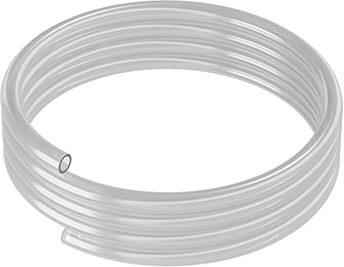 ARKA PVC-Schlauch - 12/16 mm, 3 m, Transparent - Flexibler und langlebiger Schlauch für vielseitige Einsatzmöglichkeiten, ideal für Aquarien- und Teichanwendungen von ARKA