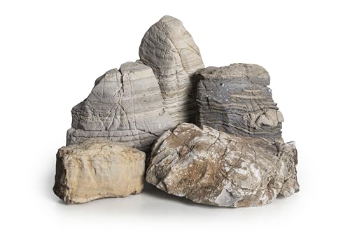 ARKA mySCAPE-Frodo Rocks - 10kg Mix - Einzigartige Aquascaping-Steine für kreative Süßwasseraquarium-Gestaltungen, natürliche Optik für einzigartige Landschaften. von ARKA