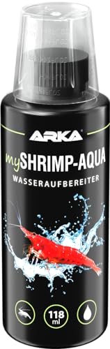 ARKA mySHRIMP-Aqua - 118 ml - Wasseraufbereiter für Süßwasseraquarien mit Garnelen, sorgt für garnelengerechtes Wasser im Süßwasseraquarium von ARKA