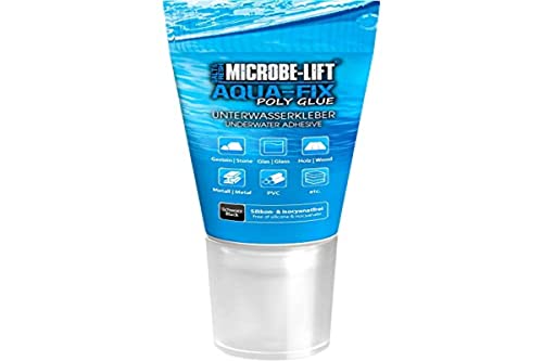 MICROBE-LIFT Aqua-Fix - 60 g - Vielseitiger Unterwasserkleber für Gestein, Glas, und mehr. Ideal für Aquarien, sichere Anwendung. von ARKA