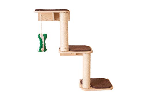 Armarkat Cat Wall Climber Serie: Steps W1907C, naturbeige, 13 x 12 x 41 von ARMARKAT