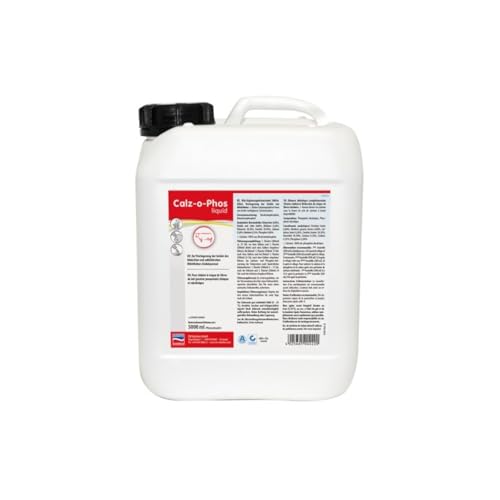 Kerbl Calz-O-Phos Liquid | 5 l | Ergänzungsfuttermittel für Milchkühe | Zum Ausgleich von Calzium- und Phosphordefiziten nach der Kalbung | Hoher Gehalt an Phosphor von ARNDT