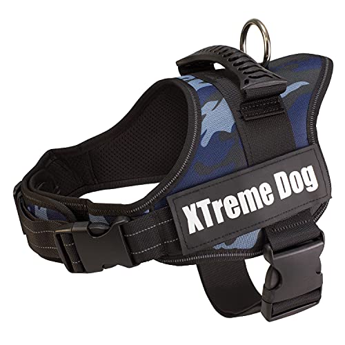 Arquivet 17702 Xtreme Dog Geschirr, Camo Blau, Größe XS (44-57 cm) von Arquivet