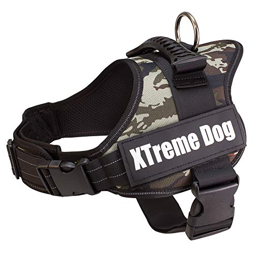 Arquivet Hundegeschirr Xtreme Dog Camouflage Größe: XS/44-57 cm, ergonomisches, verstellbares Hals- und Extra Robustes Hundegeschirr für Hunde - zum Training und Fahren Ihres Haustieres von Arquivet