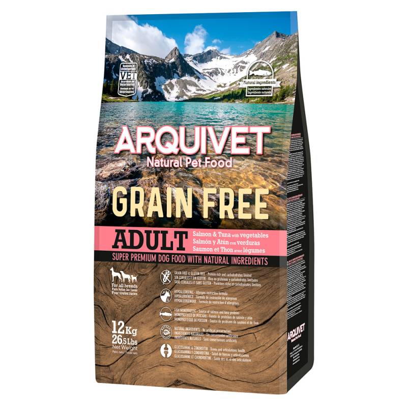 Arquivet Dog Grain Free Lachs - Sparpaket: 2 x 12 kg von ARQUIVET