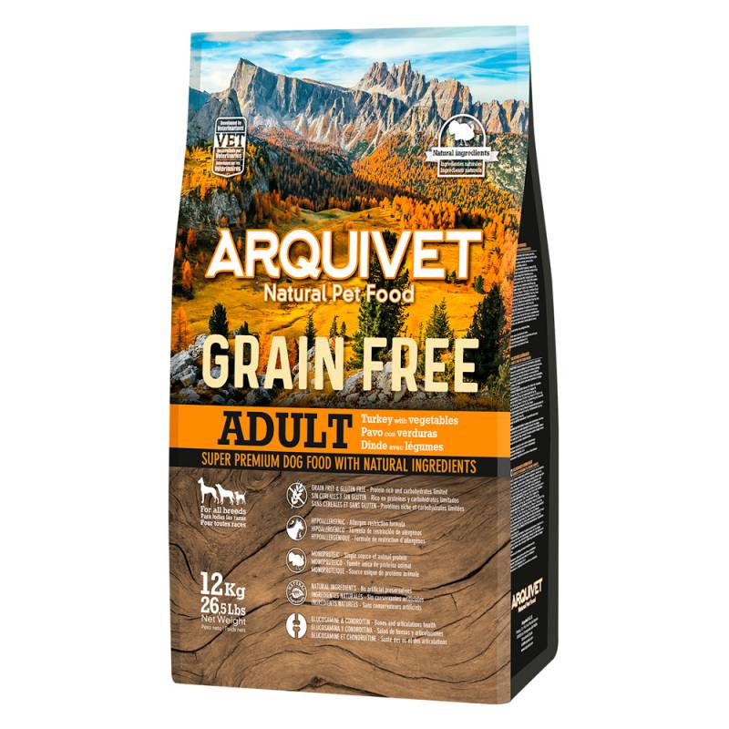 Arquivet Dog Grain Free Truthahn - 12 kg von ARQUIVET