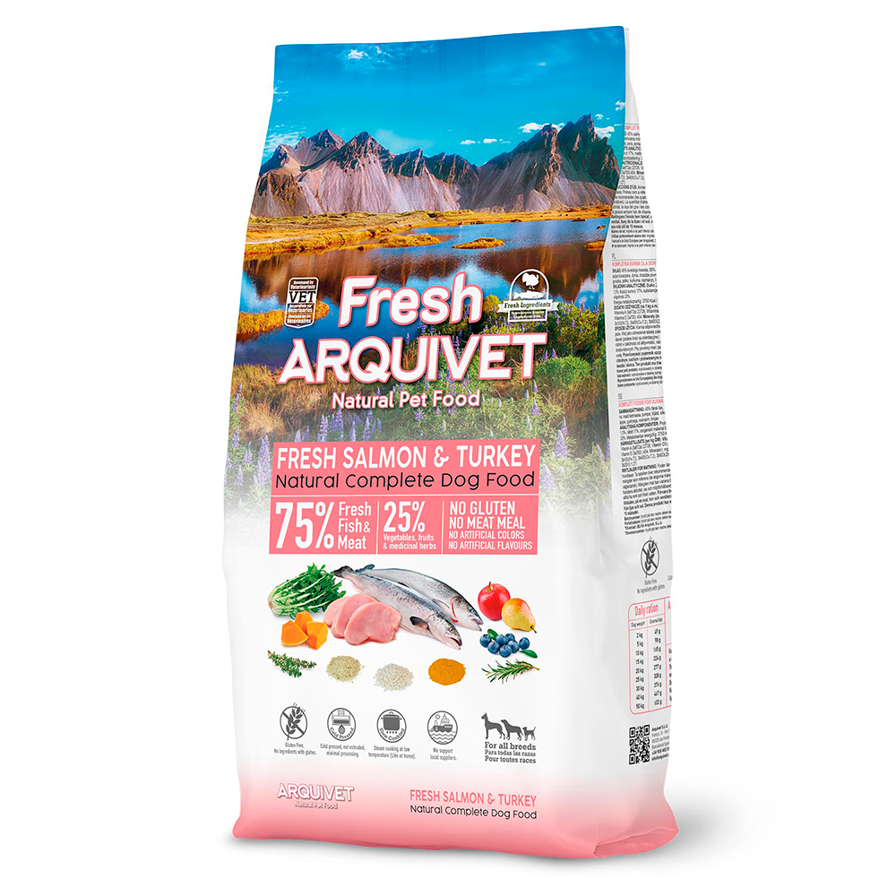 Arquivet Fresh Lachs & Truthahn - 10 kg von ARQUIVET