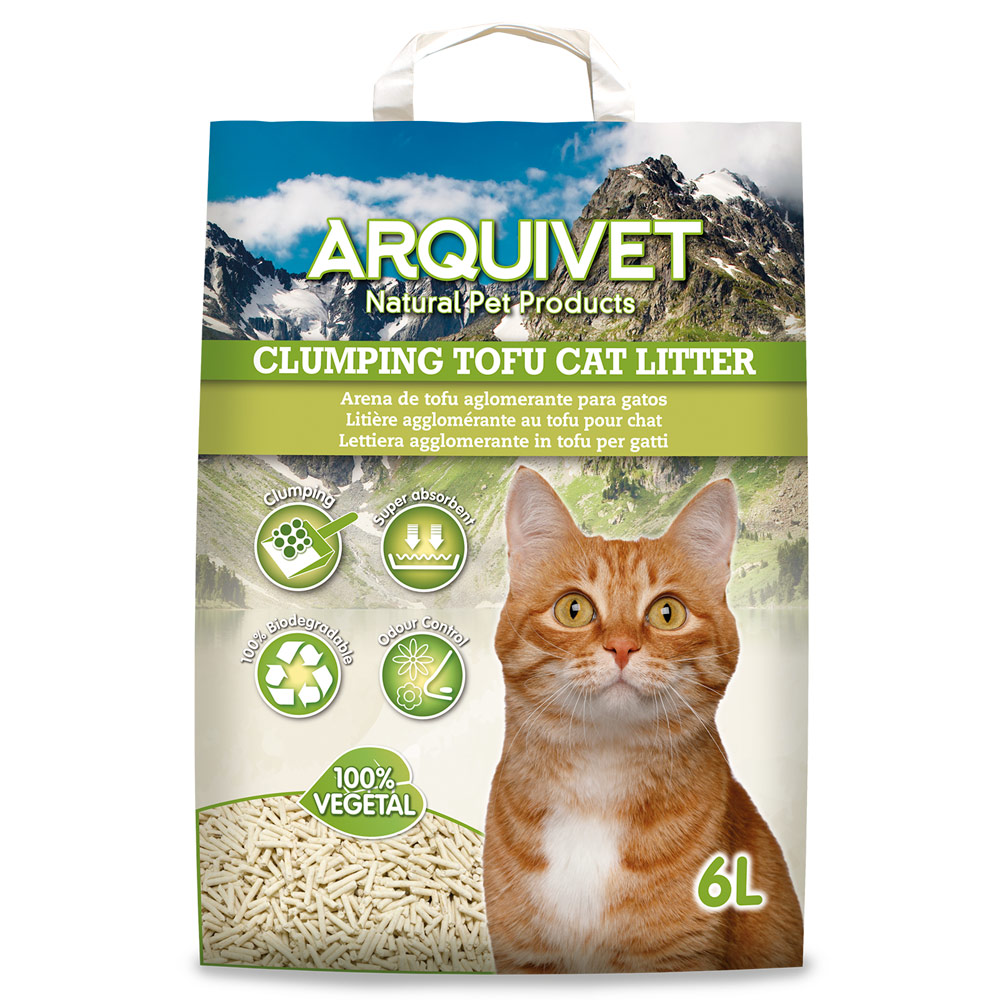 Arquivet Klumpende Katzenstreu mit Tofu - 6 L Arquivet Klumpende Katzenstreu mit Tofu - 6 L von ARQUIVET