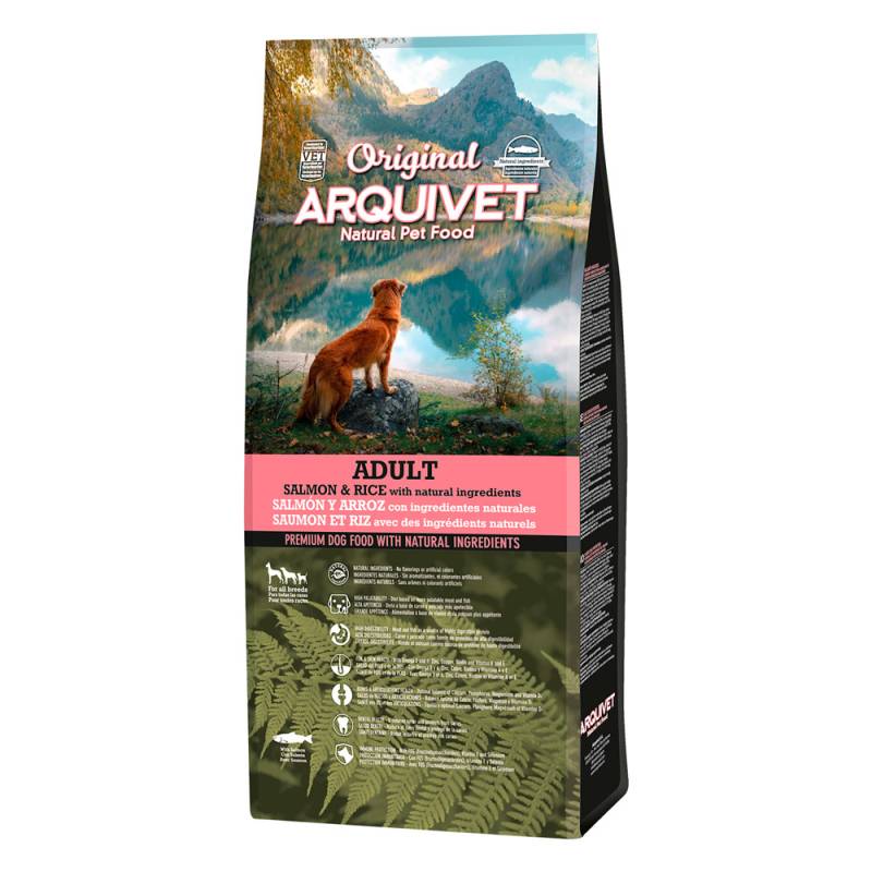 Arquivet Original Dog Adult Lachs & Reis - 12 kg von ARQUIVET