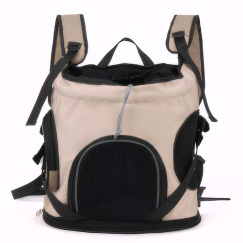 ARVALOLET Go Out Tragbare Haustiertasche, große Kapazität, für Outdoor-Reisen, atmungsaktiv, tragbarer Rucksack für Katzen und Hunde, Verstellbarer Riemen von ARVALOLET