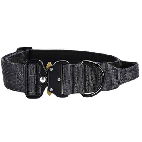 ARVALOLET Hundehalsband, verstellbares Nylon-Trainingshalsband, langlebig, für große Hunde wie Deutscher Schäferhund von ARVALOLET