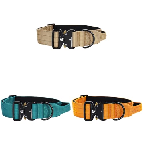 ARVALOLET Hundehalsband, verstellbares Nylon-Trainingshalsband, langlebig, für große Hunde wie Deutscher Schäferhund von ARVALOLET