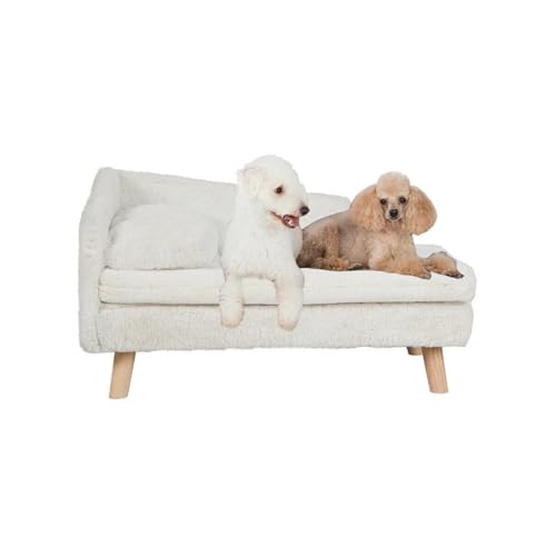 ARYAKO Erhöhtes Sofa Couch Hundebett Holzbeine für Hunde Katzen 80 cm L von ARYAKO