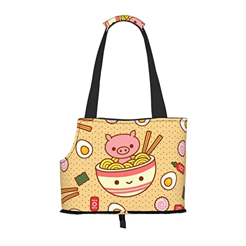 Delicious Sweet Ramen Haustier-Schultertasche, tragbar, faltbar, Handtasche für kleine Haustiere, Outdoor, Einkaufen, Reisen von ASEELO