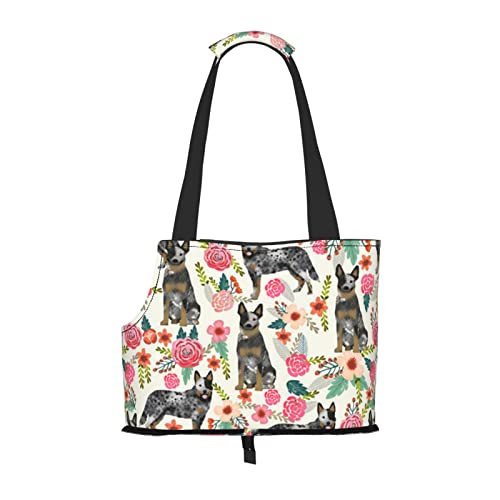 Haustier-Schultertasche für Rinder, Hunde, Blumen, tragbar, faltbar, für kleine Haustiere, Outdoor, Einkaufen, Reisen von ASEELO