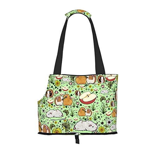 Meerschweinchen-Schultertasche für Haustiere, tragbar, faltbar, Handtasche für kleine Haustiere, Outdoor, Einkaufen, Reisen von ASEELO