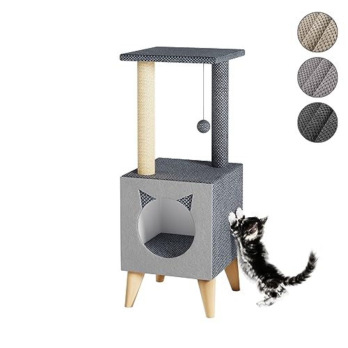 Catherine kratzbaum, cat Scratcher, cat Tree, Bett, Haus, Spielzeug, Tiere, Katze (Graphit) von ASF