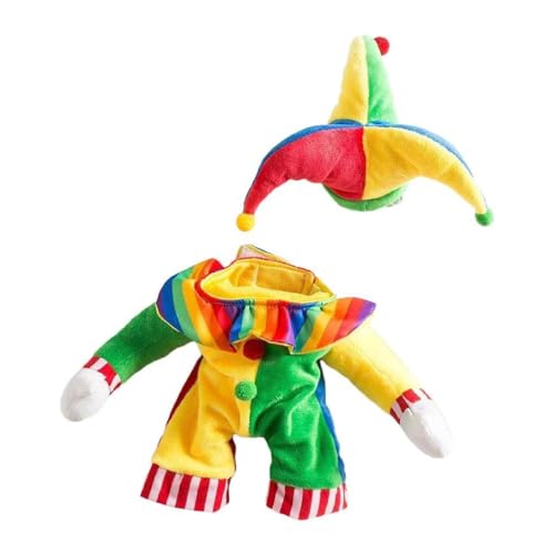 Haustier Cosplay Clown Kostüm Für Katze Hunde Halloween Haustier Festival Party Requisiten Outfit Urlaub Dress Up Hut Welpen Foto Requisiten Haustier Kleidung Für Große Hund Katze Kostüm von ASHLUYAK