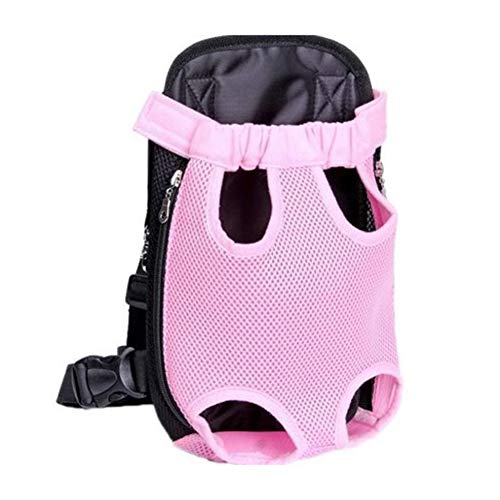 ASIAD Hundeträger-Tasche,Hund Welpen-Beutel Rucksack Abdominal Carrier Bag Pet Tote Bag für Katze Hund Tragetasche Reisetasche,Rosa von ASIAD