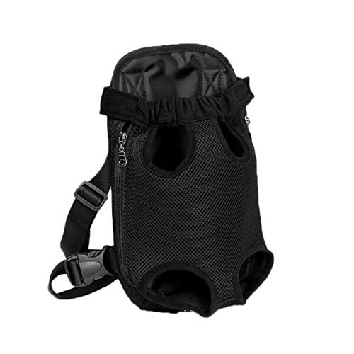 ASIAD Hundeträger-Tasche,Hund Welpen-Beutel Rucksack Abdominal Carrier Bag Pet Tote Bag für Katze Hund Tragetasche Reisetasche,Schwarz von ASIAD