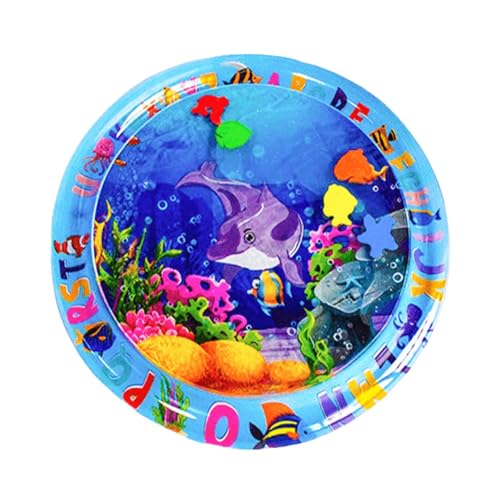 ASIEIT Wassersensor-Spielmatte mit Fischen, wassersensorische Spielmatte, Bauchzeit-Wasserspielmatte für gelangweilte Hauskatzen (C) von ASIEIT
