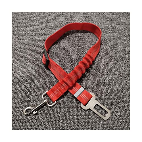 seat belt Reflective Dog Seat Belt Dog Car Seatbelts Adjustable Pet Seat Belt for Vehicle Nylon Pet Safety Seat Belts seat belt extender von ASSICON