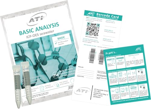 ATI Standard/Basic ICP-OES Laboranalyse | Präzise Wasseranalytik für Meerwasseraquarien | Hauptwasserwerte & Schadstoffanalyse von ATI