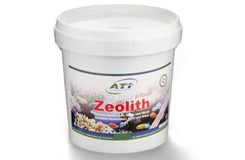 ATI Zeolith Plus | Naturreines, hochreines Zeolithgestein für Meerwasseraquarien | Bindet Ammoniak und Ammonium | Fördert Korallenfarben 2000g von ATI