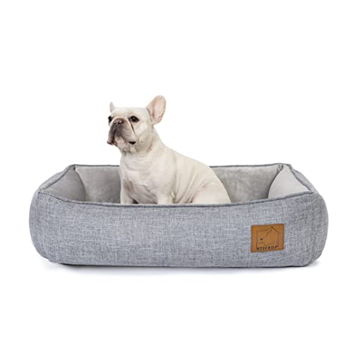 ATIFBOP Orthopädisches Hundebett, Memory-Schaum-Hundesofa mit abnehmbarem Bezug, kühlendes Energy-Gel, Trainer, Schmerzlinderung, Haustierbett (83,8 x 58,4 x 22,9 cm, M) von ATIFBOP