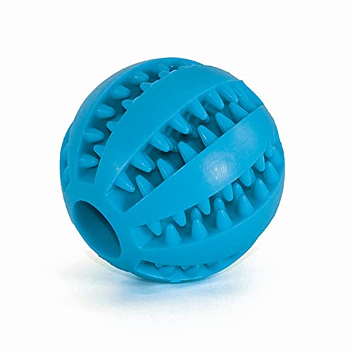 ATUMY Heimtierbedarf Haustier-Hundespielzeug, interaktives Spielzeug, Zahnreinigungsbälle, bissfestes Kauspielzeug, 5 cm/6 cm/7 cm Kauspielzeug für Hunde(Dark Blue,S-5cm) von ATUMY