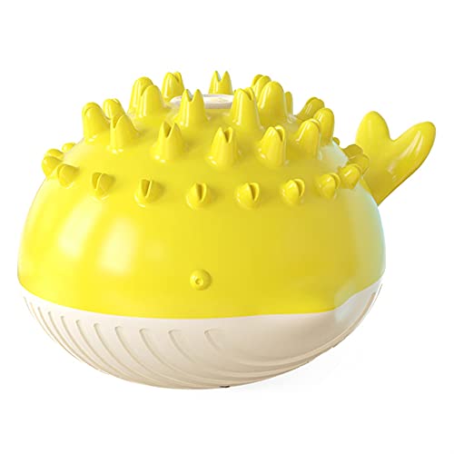 ATUMY Heimtierbedarf Wasserspray-Hundespielzeug, lustiger Welpe, Sommer, Pool, Meer, schwimmender Schwimmball, Haustier, bissfest Kauspielzeug für Hunde(Yellow) von ATUMY