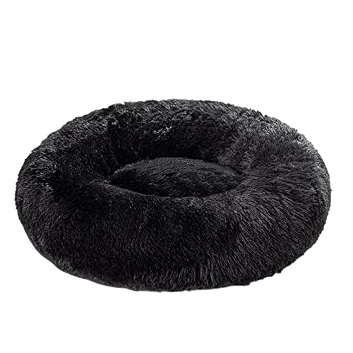 ATUMY Hundematte Hundebett Katzenbett Winter Warm House Hundebetten Waschbar Outdoor Großes Haustier Katze Hundebett Warme Matte(Black,L-70CM) von ATUMY